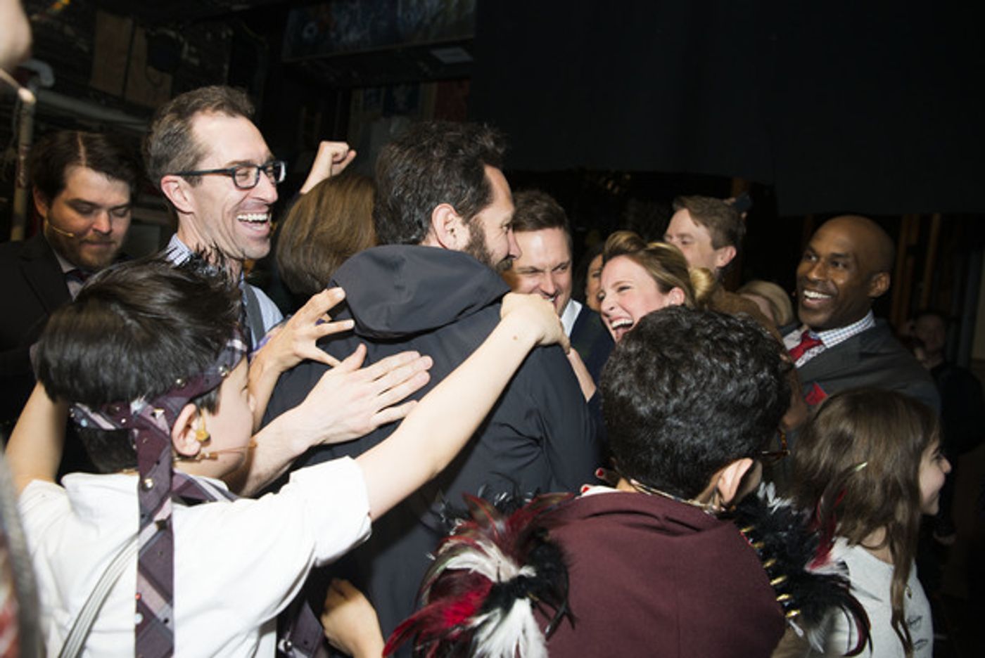 Photo Flash: Jack Black & Paul Rudd Visit Broadway's SCHOOL OF ROCK! Photo Flash: Jack Black & Paul Rudd Visit Broadway's SCHOOL OF ROCK! Image