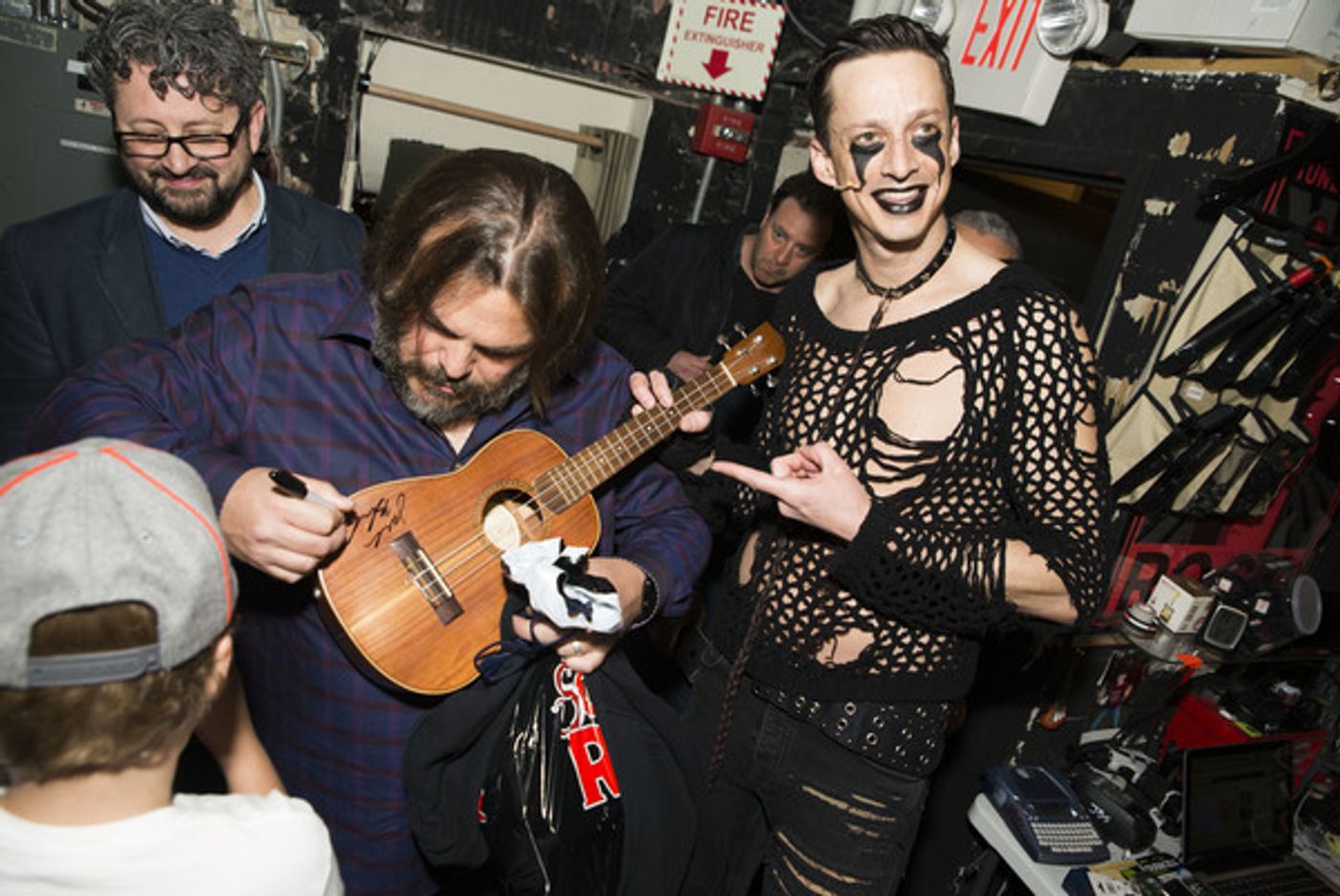 Photo Flash: Jack Black & Paul Rudd Visit Broadway's SCHOOL OF ROCK! Photo Flash: Jack Black & Paul Rudd Visit Broadway's SCHOOL OF ROCK! Image