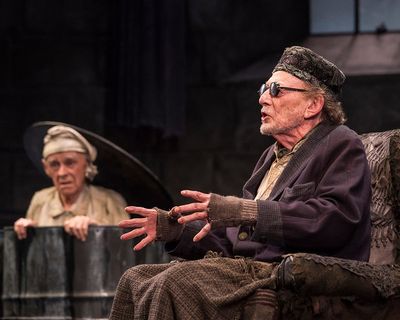 L-R: James Greene (background) and Alan Mandell  Photo