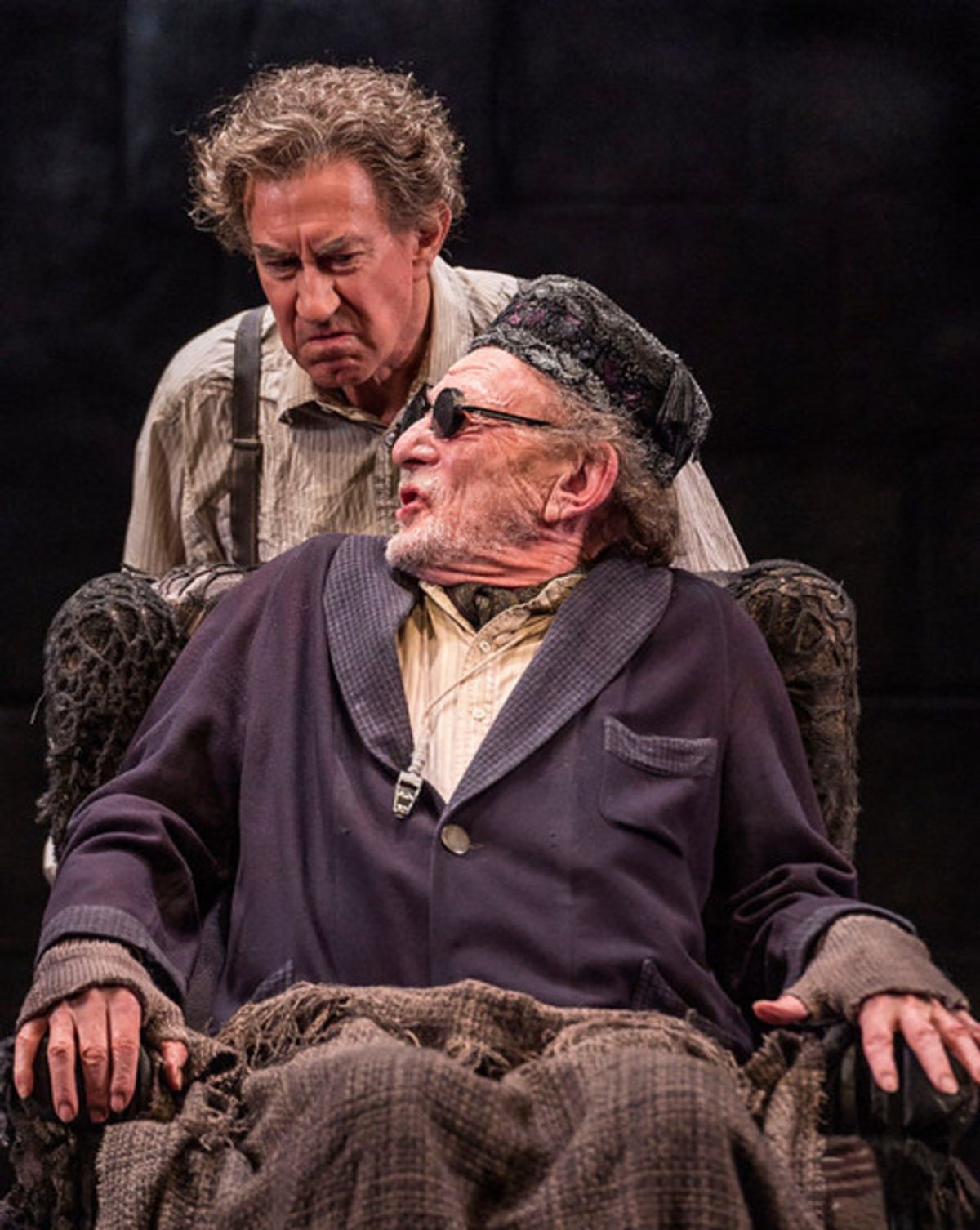 L-R: Barry McGovern and Alan Mandell at 