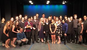 Barbara Siman and the legendary composer Charles Strouse are joined by the cast of MARTY following the Marymount Manhattan College staged reading. @ BroadwayWorld Barbara Siman and the legendary composer Charles Strouse are joined by the cast of M Photo