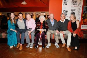 CTG Associate Producer Lindsay Allbaugh, assistant John Sloan, James Greene, Charlotte Rae, cast member/ Alan Mandell and Barry McGovern and Anne Gee Byrd @ BroadwayWorld CTG Associate Producer Lindsay Allbaugh, assistant John Sloan, James Greene, Charlot Photo