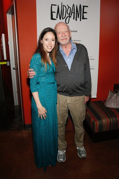 CTG Associate Producer Lindsay Allbaugh and cast member/ Alan Mandell Photo