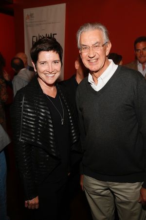 CTG Board President Kiki Ramos Gindler and Barry McGovern @ BroadwayWorld CTG Board President Kiki Ramos Gindler and Barry McGovern Photo