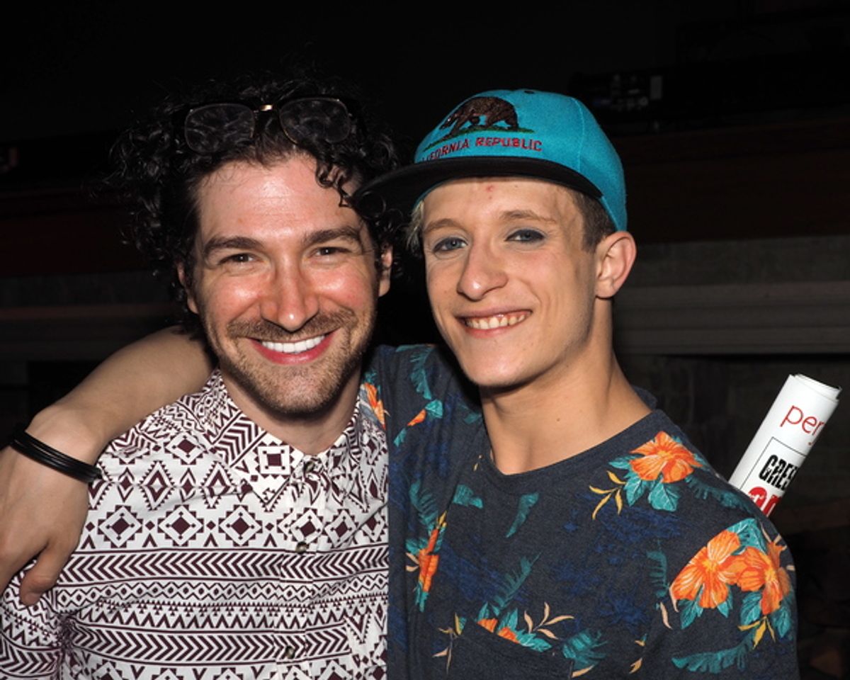 Adam Wachter and Dylan Hoffinger at 