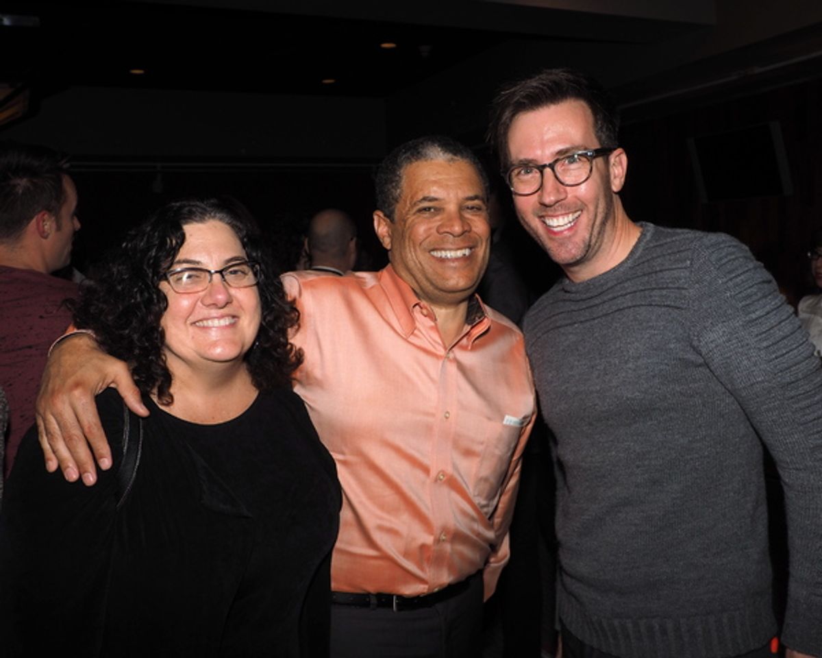 Lisa Passamonte Green and David Green with Lighting Designer Steven Young at 