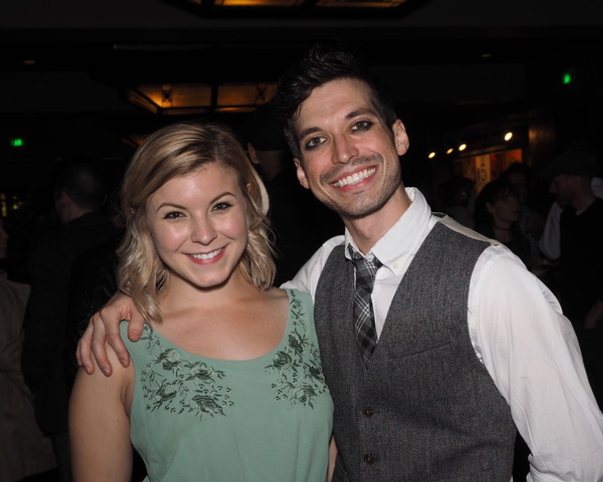 Ellie Wyman and Billy Kametz at 