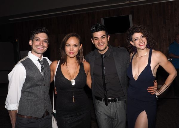 Billy Kametz, Nicci Claspell, A.J. Mendoza, and Jordan Kai Burnett Photo