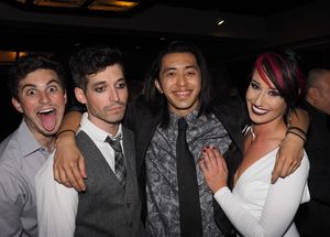 Juan Caballer, Billy Kametz, Chris Marcos, and Nina Schreckengost Photo