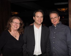 Production Stage Manager Donna Parson and Scenic Designer Rich Rose with  Brian Kite Photo