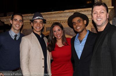 Drew King, Richard Riaz Yoder, Jessica Zippin, Philip Attmore and Warren Carlyle Photo