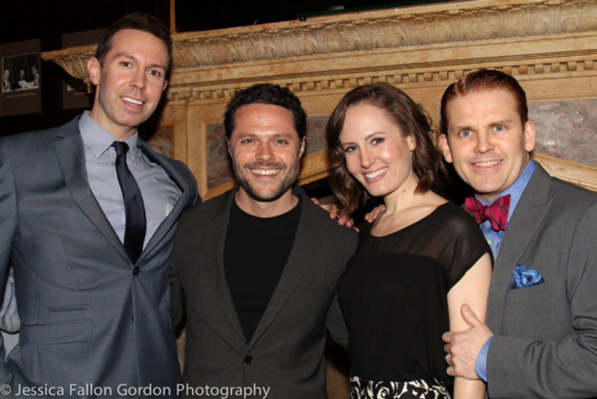 Jeremy Benton, Joshua Bergasse, Ellen Zolezzi and Robert Creighton at 