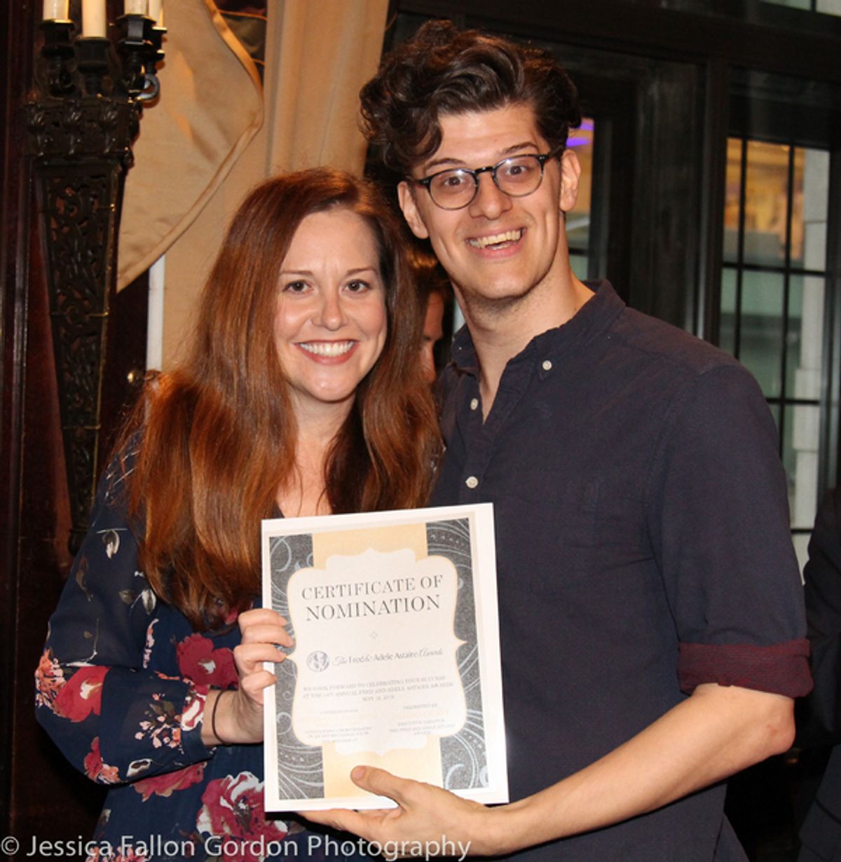 Claire Karpen and James Ortiz at 