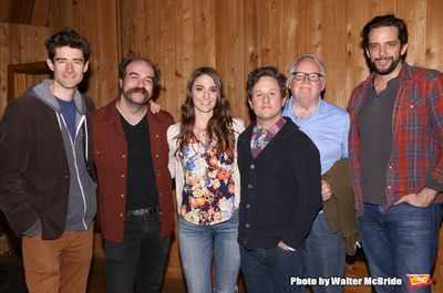 Drew Gehling, Eric Anderson, Sara Bareilles, Christopher Fitzgerald, Dakin Matthews a Photo