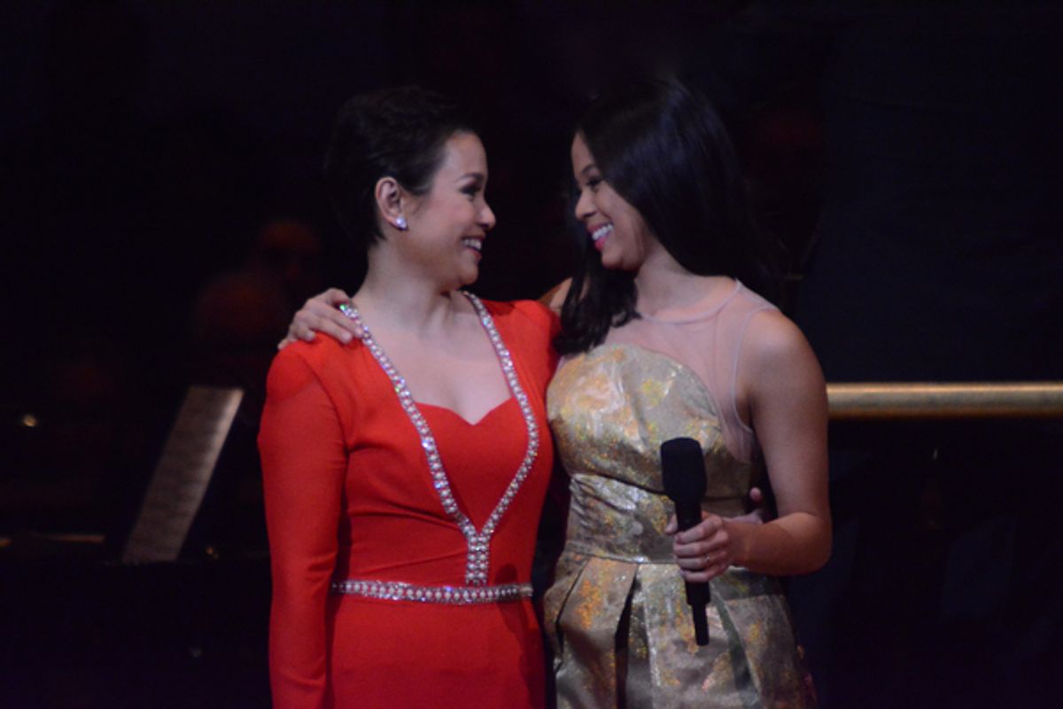 Lea Salonga and Eva Nobelzada at 