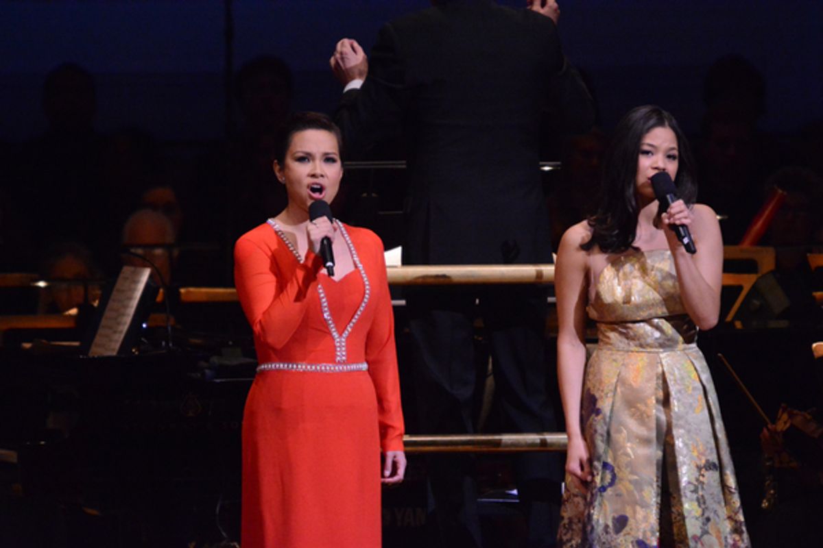 Lea Salonga and Eva Nobelzada at 