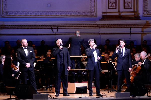 John Owen-Jones, Robert Marien, Hugh Panero and Eric Kunze Photo