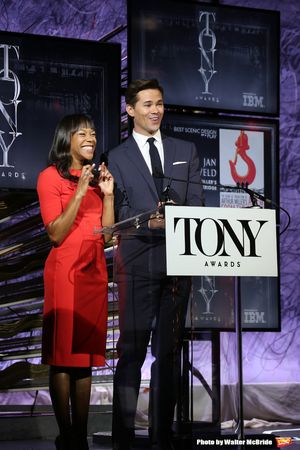 Nikki M. James and Andrew Rannells @ BroadwayWorld Nikki M. James and Andrew Rannells Photo