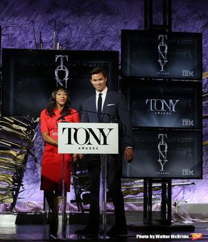 Nikki M. James and Andrew Rannells @ BroadwayWorld Nikki M. James and Andrew Rannells Photo