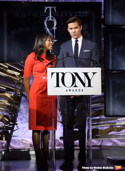 Nikki M. James and Andrew Rannells  Photo
