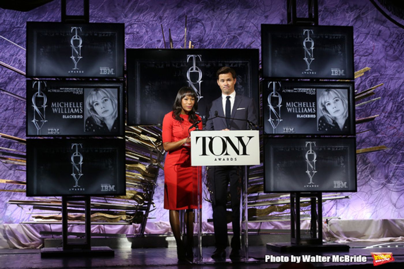 Photo Coverage: Andrew Rannells and Nikki M. James Announce the 2016 Tony Nominations! Photo Coverage: Andrew Rannells and Nikki M. James Announce the 2016 Tony Nominations! Image