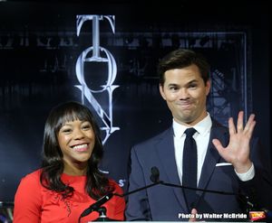 Nikki M. James and Andrew Rannells @ BroadwayWorld Nikki M. James and Andrew Rannells Photo