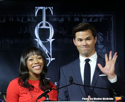 Nikki M. James and Andrew Rannells  Photo
