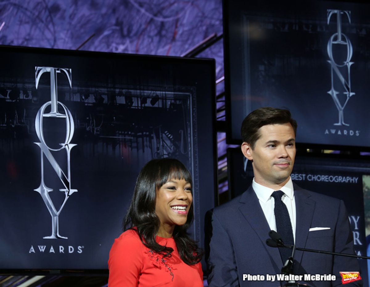 Nikki M. James and Andrew Rannells  at 