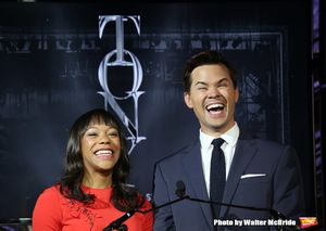 Nikki M. James and Andrew Rannells @ BroadwayWorld Nikki M. James and Andrew Rannells Photo