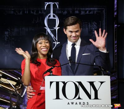 Nikki M. James and Andrew Rannells  Photo