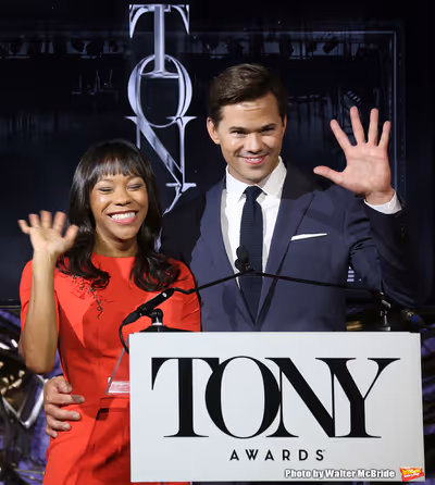 Nikki M. James and Andrew Rannells  Photo