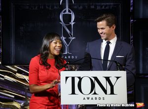 Nikki M. James and Andrew Rannells @ BroadwayWorld Nikki M. James and Andrew Rannells Photo