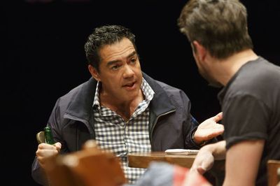 Carlos Gomez as Acosta and Matthew Saldivar as Pablo Photo