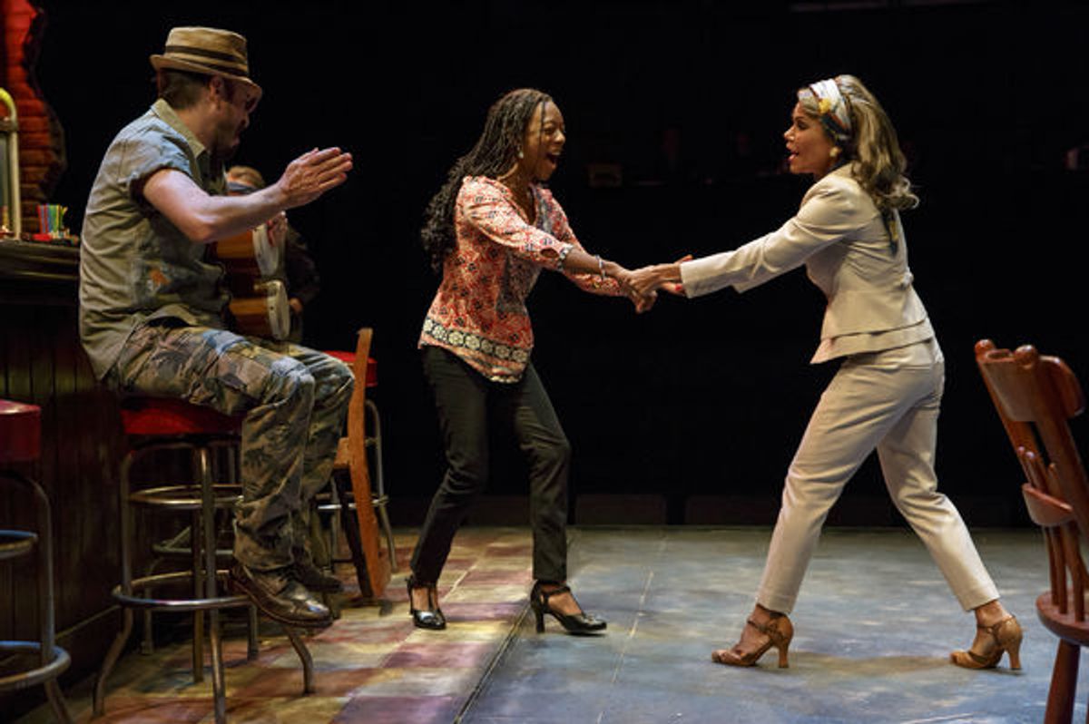 Matthew Saldivar as Pablo, Samira Wiley as Ruby and Daphne Rubin-Vega as Inez at 