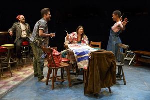 Gordon Joseph Weiss as Rey, Matthew Saldivar as Pablo, K.K. Moggie as Jenn and Samira Photo