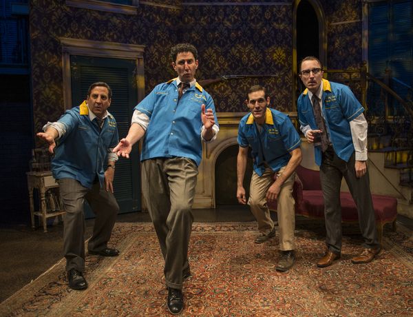 Marc Grapey (Willy Loman), Sean Fortunato (The Stage Manager), Michael Perez (Stanley Photo