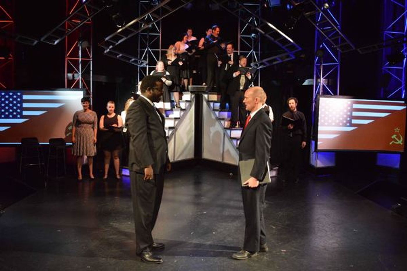 Photo Flash: First Look at Porchlight Revisits CHESS, Opening Tonight  Image