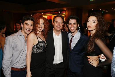 Cast members Juan Caballer, Adrianna Rose Lyons, Director Brian Kite and cast members Photo
