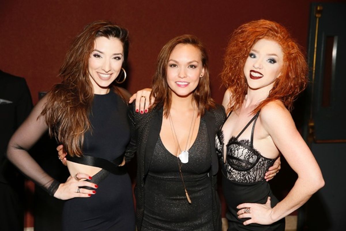 Cast member Ashley Loren, actress Nicki Claspell and cast member Adrianna Rose Lyons at 