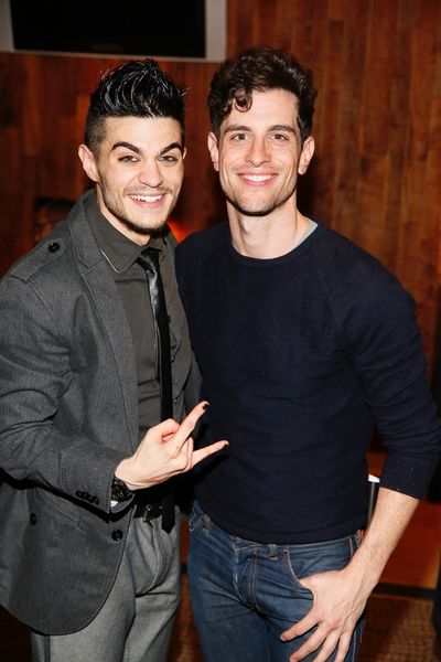 A.J. Mendoza and actor Jeffrey Todd Photo