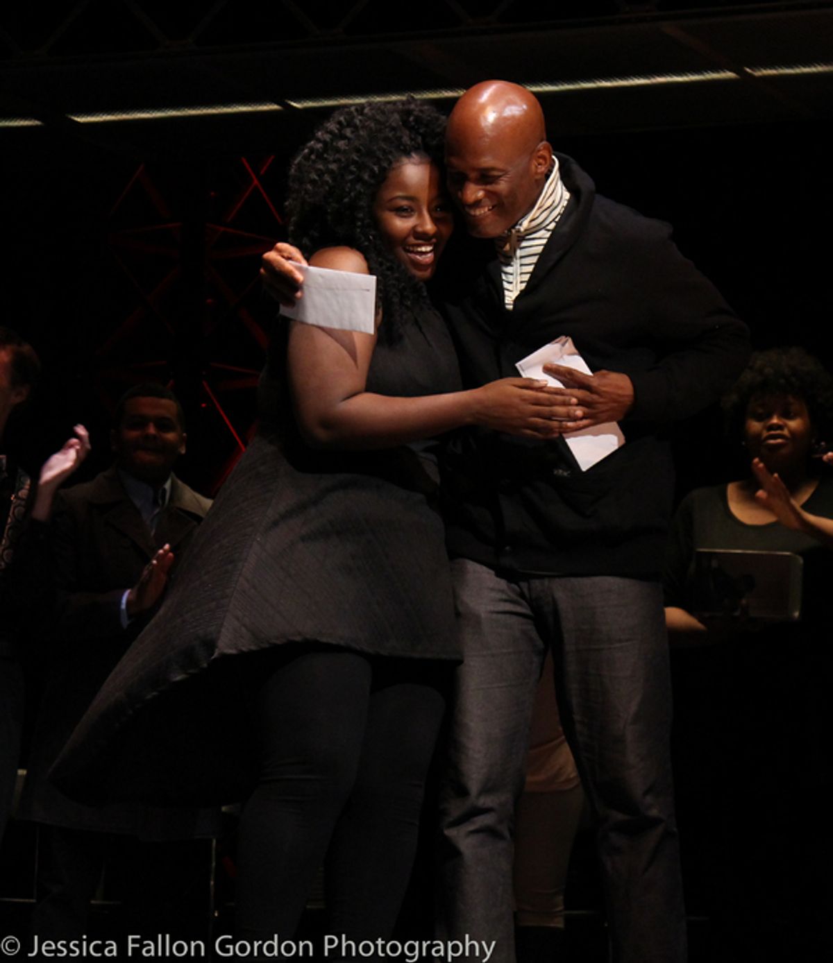 DaMya Gurley and Kenny Leon at 