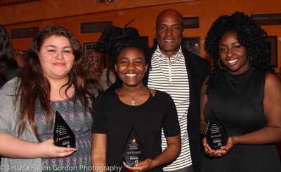 Damaris Vizvett, Ireon Roach, Kenny Leon and DaMya Gurley Photo