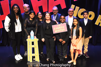 The company of LAUGHING MATTERS, Kids' Stand-up, Adults Deliver: Jessica Williams, Ji Photo
