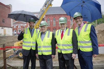 Brian Isaac Phillips, Jim Bridgeland, Otto M. Budig, Jay Woffington Photo