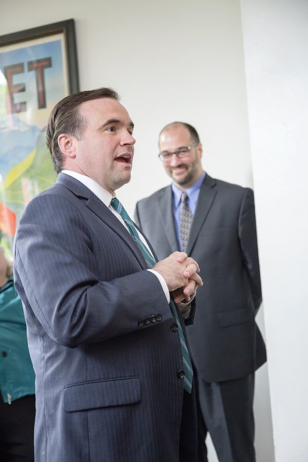 John Cranley and Brian Isaac Phillips Photo