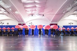 Rehearsal for the NEW YORK SPECTACULAR with the Rockettes takes place at the Church of St. Paul the Apostle, with choreographer Mia Michaels @ BroadwayWorld Rehearsal for the NEW YORK SPECTACULAR with the Rockettes takes place at the Church o Photo