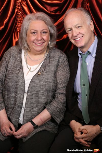 Jayne Houdyshell and Reed Birney during the 2016 Tony Awards Meet The Nominees Press  Photo