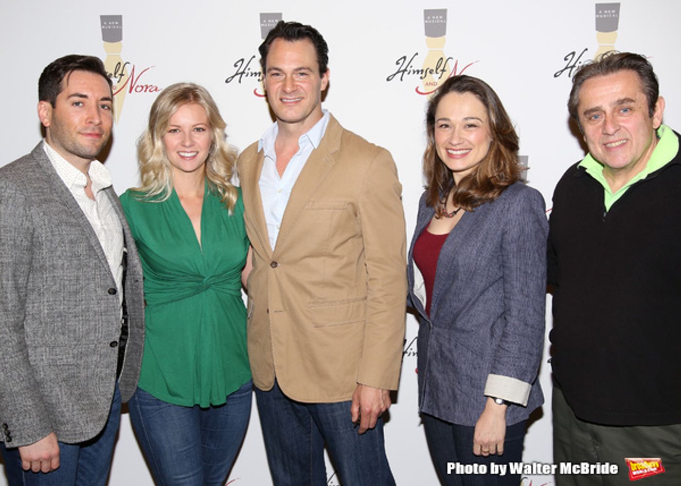 Photo Coverage: Matt Bogart, Whitney Bashor and the Company of HIMSELF AND NORA Meets the Press  Image