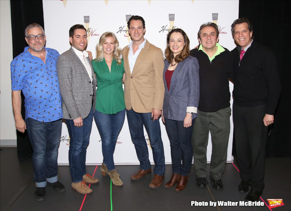 Michael Bush, Zachary Prince, Whitney Bashor, Matt Bogart, Lianne Marie Dobbs, Michael McCormick and writer Jonathan Brielle  at 