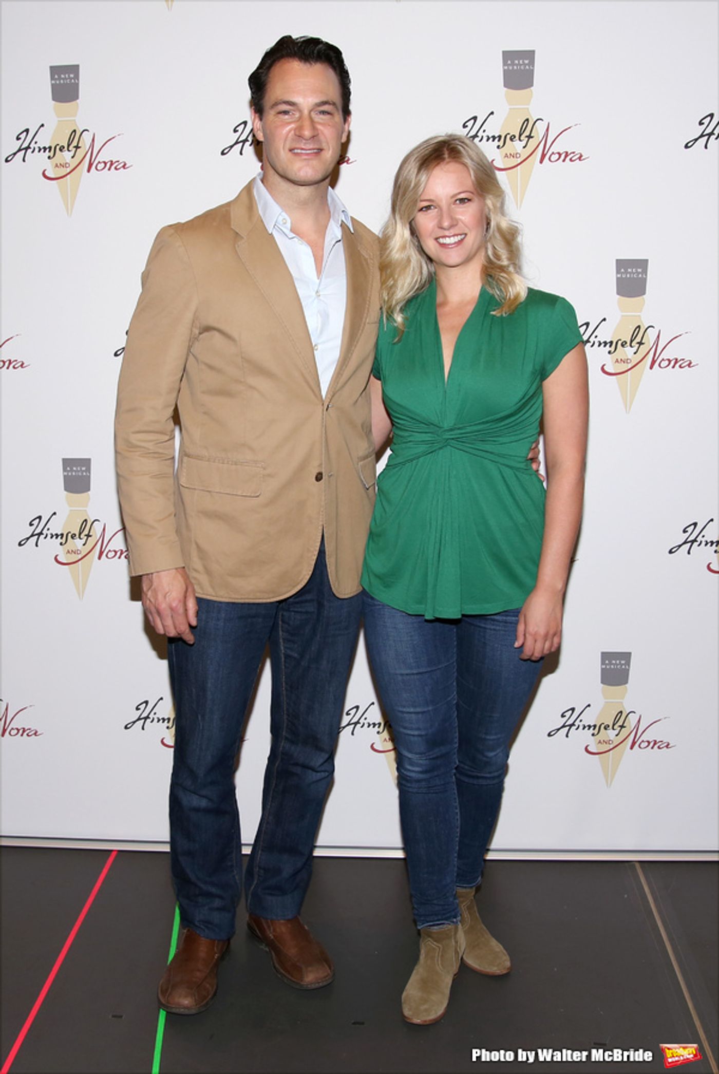 Photo Coverage: Matt Bogart, Whitney Bashor and the Company of HIMSELF AND NORA Meets the Press  Image